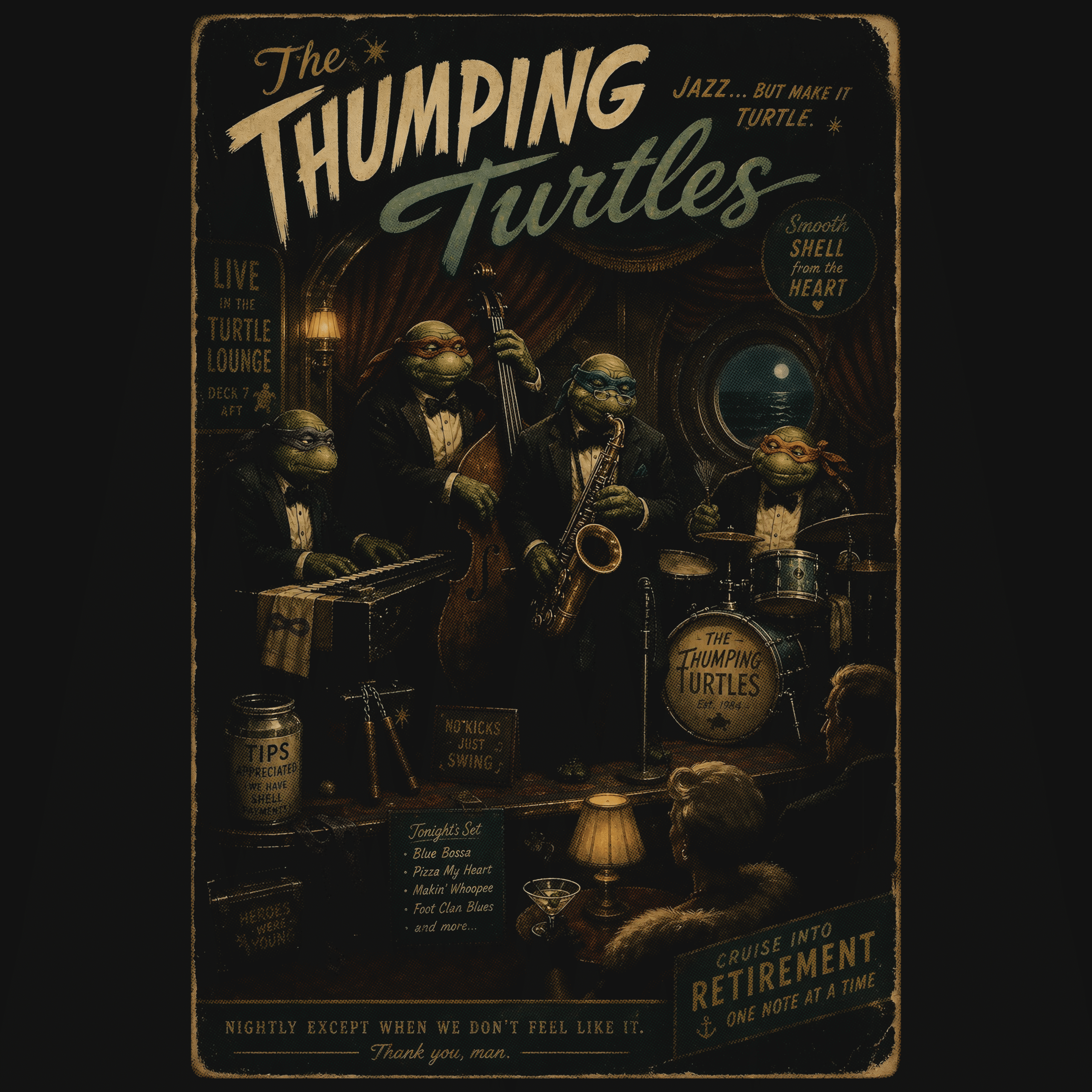 Thumping Turtles Tee